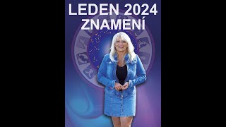 ZNAMENÍ NA LEDEN 2024  MBBoháčová [upl. by Leach358]