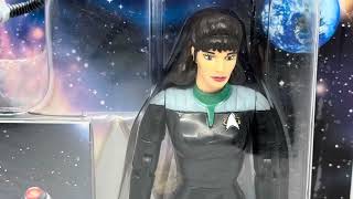 Vintage 1996 Star Trek First Contact Deanna Troi Action Figure Autographed By Actress Marina Sirtis [upl. by Yeldahc]