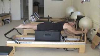 Pilates Exercise  Pull Ups Prone on Reformer [upl. by Trovillion]