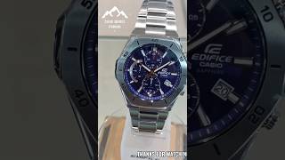 CASIO EDIFICE OCTA BLUE ANALOG CHRONOGRAPH MEN WATCH SAPPHIRE GLASS EX551casioedifice casio watch [upl. by Anma]