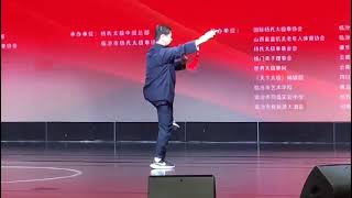 Master Yang Jun performing Sword Form at the 2nd Yang Family Tai Chi Elite Competition [upl. by Annoyek877]