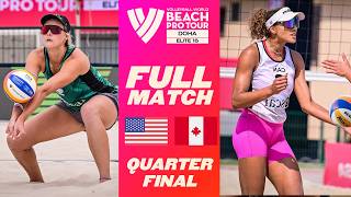 MelissaBrandie vs NussKloth  Finals Beach Pro Tour Doha  2024  Full Match [upl. by Narik]