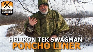 Helikon Tex Swagman Poncho Liner Review Perfect for Bushcraft [upl. by Cyrus]