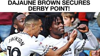 DAJAUNE BROWNS Derby County DEBUT GOAL Matchday Vlog [upl. by Horlacher264]