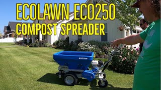 ECOLAWN Top Dresser ECO250 [upl. by Llabmik]