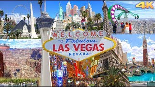 LAS VEGAS  NEVADA  BEST OF LAS VEGAS 4K [upl. by Nnaoj621]