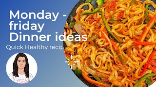 Monday to Friday healthy Dinner Ideas  quick dinner recipes  my way recipes [upl. by Daggett]