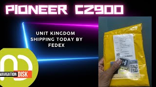 Pioneer CARROZERIA CZ900 map navi sd card shipping to UK by fedex from us [upl. by Anagrom]