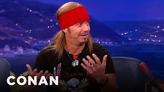 Bret Michaels On His PornInduced Brain Hemorrhage  CONAN on TBS [upl. by Inaja]