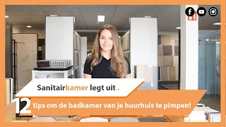 12 tips om de badkamer van je huurhuis te pimpen  Sanitairkamernl [upl. by Patsy]