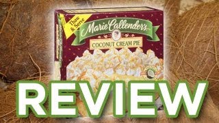 Marie Callenders Coconut Cream Pie Video Review Freezerburns Ep500 [upl. by Clabo149]