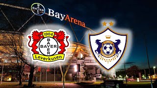 Europa League Achtelfinale Bayer Leverkusen  Qarabag 2024 [upl. by Meek]