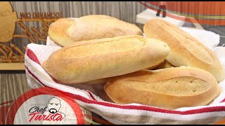 como hacer pan francés o pan de a locha  crujiente por fuera y suave por dentro [upl. by Aznarepse]