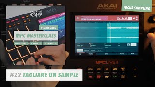 Tagliare un sample su AKAI MPC tutorial italiano sample chop [upl. by Tullius]