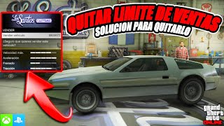 NO PUEDO VENDER COCHES en GTA 5 Online SOLUCION LIMITE DE VENTAS DIARIO GTA 5 Online [upl. by Rosalynd]