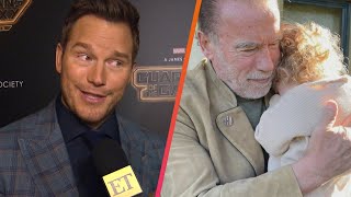 Chris Pratt Shares Arnold Schwarzeneggers Sweet Grandpa Name Exclusive [upl. by Singh]