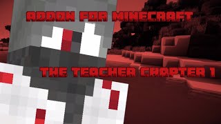 minecraft the teacher chapter 1 official trailer in minecraft bedrock [upl. by Gierk]