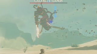 What Happens if you Fight Calamity Ganon in Gerudo Desert  Zelda Breath of the Wild [upl. by Vipul]