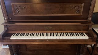 Playing Minecraft “wet hands” on a 113 year old piano [upl. by Ellery573]