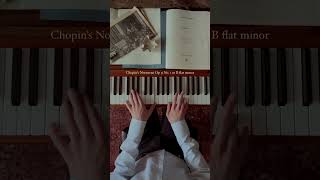 Chopin’s Nocturne Op 9 No 1 in B flat minor piano chopin classicalpiano [upl. by Anitsrhc]