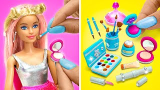 EASY DIY MINIATURE COSMETICS FOR DOLLS  FUN MINI CRAFTS🎨💄 [upl. by Briant]