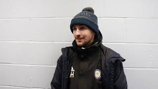 Post Match Manager Nathan Harrops Thoughts On Defeat To Alfreton Town FC Manchester [upl. by Leoy]