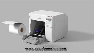 Epson TMC3500 Color Label Printer  ColorWorks C3500  C31CD54011 [upl. by Cody]