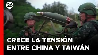 TAIWÁN piensa en aumentar su PRESUPUESTO EN DEFENSA por la TENSIÓN CON CHINA [upl. by Auburn]