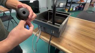 Installing the PullOut Faucet on Nanotech Stainless Steel Sink Professional Plumber Recommended [upl. by Lledniw]