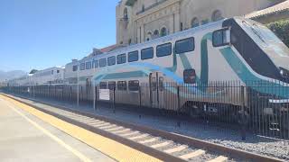 WB Metrolink Train At San Bernardino Ca bigbossrailfanner [upl. by Asiruam]