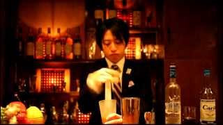 how to make Martini of strawberry イチゴのマティーニ Martini of the AMAOU strawberry [upl. by Readus]