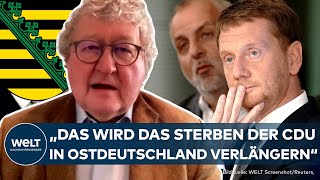 SACHSEN CDU könnte bei Landtagswahlen knapp vor AfD gewinnen  Aber langfristig kein Machterhalt [upl. by Azenav]