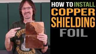 How to Install Copper Foil in a Guitar or Bass [upl. by Britteny]