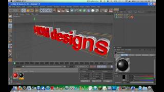 Cinema 4D  Nice Text amp PNG Export [upl. by Eenhat]