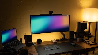 Dream Home Office Desk Setup Tour 2024 [upl. by Stavros128]