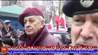 PREZES STRONNICTWA NARODOWEGO IMDR LUDWIK WASIAK PRZYBYWA NA PIKIETÄ PRZED AMBASADÄ„ USA 15 X 2024 [upl. by Marte]