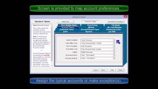 Manager SE  Setup  Std Tables Account Classes [upl. by Jelsma]