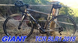 GIANT TCR SLR1 2018 納車ライド [upl. by Quillon]