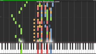 Dexys Midnight Runners Come On Eileen Piano Tutorial Synthesia  HD [upl. by Harwell]