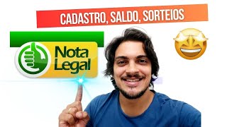 NOTA LEGAL DF 2024  CADASTRO SORTEIO COMO PARTICIPAR notalegal [upl. by Enalahs]