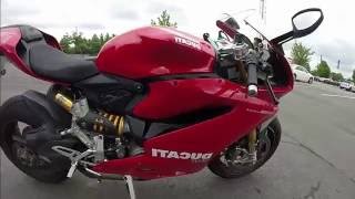 Ducati 1299 Panigale Akrapovic Exhaust sound [upl. by Ettezyl]