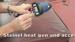 Steinel best heat gun for vinylleather repair work [upl. by Edmunda]