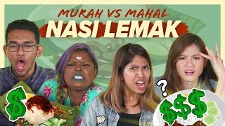 RM53 FOR NASI LEMAK  Murah vs Mahal  SAYS Challenge [upl. by Doss161]