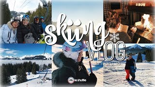 SKIING VLOG  LES GETS FRANCE 2018 🇫🇷 ❄️  Brogan Tate AD [upl. by Htebyram]