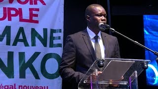 Election Présidentielle  Ousmane Sonko fait la présentation de son programme [upl. by Sulihpoeht510]