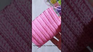 Crochet KnitAlike Ribbing crochet crochettutorial shortscrochet crochetstitch crochetpatterns [upl. by Dunlavy]