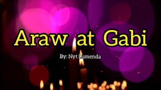 Araw at Gabi Nyt Lumenda lyrics mp4 [upl. by Ahmar]