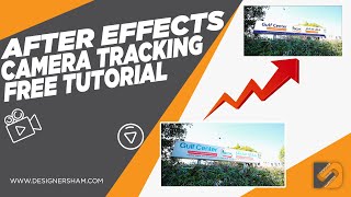 After Effects Camera Tracking amp Corner Pin Effect Free Tutorial  Signboard Scene Replacement [upl. by Samara]