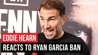 Eddie Hearn REACTS To Ryan Garcia DRUG BAN Gives Conor Benn Update [upl. by Hance223]