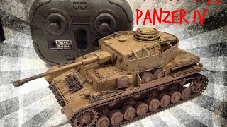 Tamiya 135 Panzer IV RC Tank Reveal amp Test Drive [upl. by Asirram]